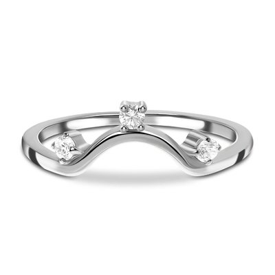 14K Rose Gold Real Diamond Jewellery , Round Real Fancy Diamond Anniversary Rings