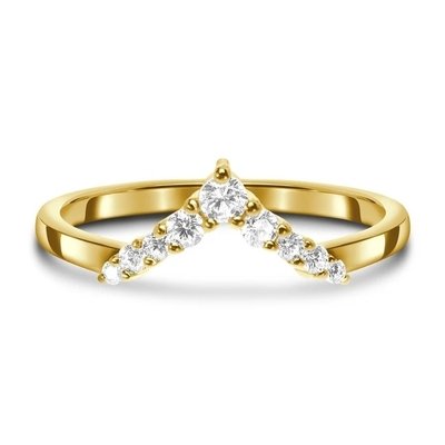 Celebrity Diamond Engagement Rings For Women , 14K Rose Real Diamond Jewellery