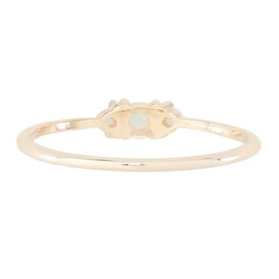 925 Sterling Silver 14k Yellow Gold Plated Opal Rings For Women Wholesale Women Jewelry Rings