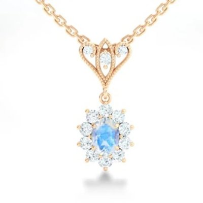 pc145069460-s925_sterling_silver_14k_gold_plated_round_shape_jewelry_blue_moonstone_spheree_necklace_high_quality_jewelry S925スターリングシルバー14KゴールドメッキラウンドシェイプジュエリーブルームーンストーンSphereeネックレス高品質のジュエリー