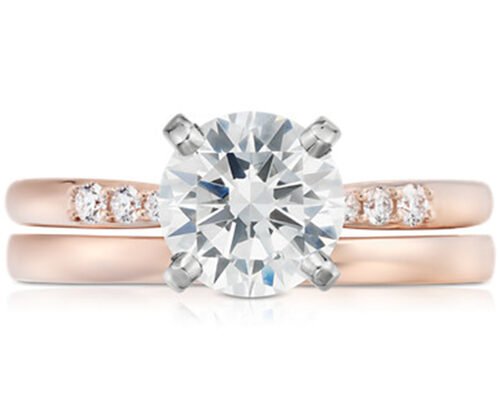 セレスティアル スタッキング マリッジリング 9K イエローゴールド 女性用