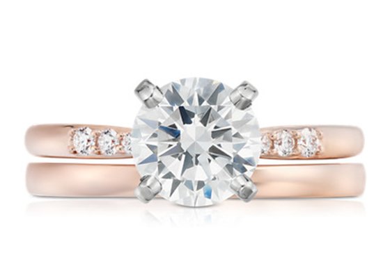 セレスティアル スタッキング マリッジリング 9K イエローゴールド 女性用