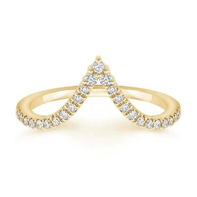 Exquisite Ring  Features Shimmering Pavé Diamonds With 9K Gold For Women
