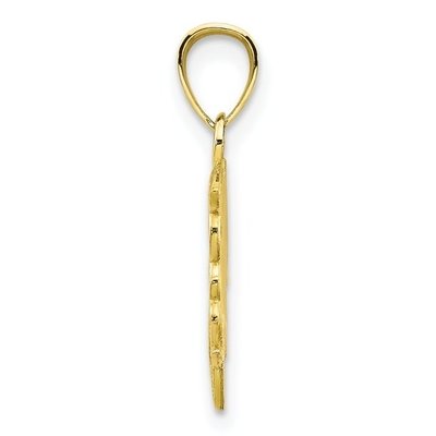 10k Yellow Gold Dolphin Charm Necklace Pendant Fish Sea Life Fine Jewelry For Women Gifts For Her