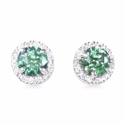 Green Spinels Cubic Zircon Stone Ring Earrings Pure 925 Sterling Silver Fashion Jewelry Set