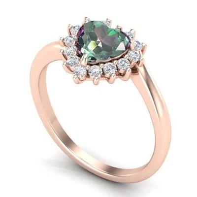 Großhandel 925 Sterling Silber Schmuck Quadratische Form Mystic Topaz Silber Ring