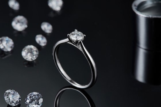 925 Sterling Silver Jewelry Diamond Moissanite Engagement Rings Promise Rings for Women