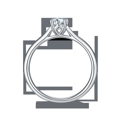 925 Sterling Silver Jewelry Diamond Moissanite Engagement Rings Promise Rings for Women