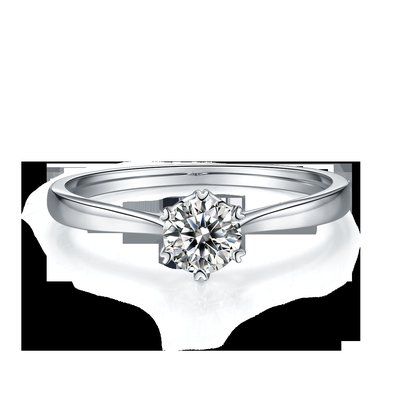 0.5ct  Shape Hexgonal  Lab Diamond Jewelry With Silver Women Ring
