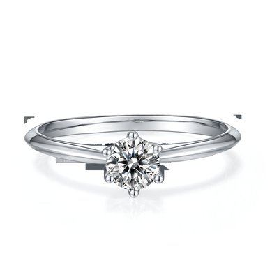 9K with Silver Ring cut White Moissanite Diamond Minimalist Wedding Jewelry