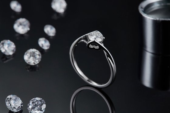 925 Sterling Silver Women Jewelry 3 carat Natural Moissanite Promise Ring Wedding Ring Engagement Gemstone Jewelry