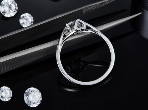 925 Sterling Silver Women Jewelry 3 carat Natural Moissanite Promise Ring Wedding Ring Engagement Gemstone Jewelry