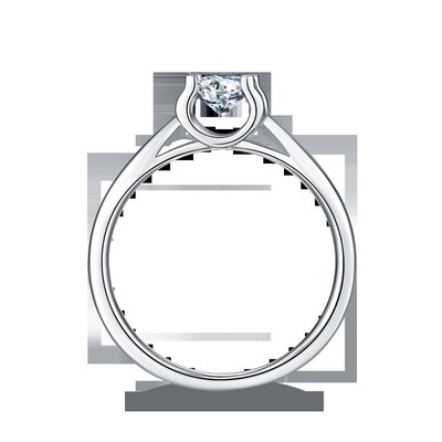 Anel quadrado Moissanite Branco 9K Prata CZ Jóias de Casamento Minimalista