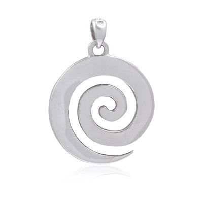 925 Стерлингового Серебра Гавайские Натуральный Ретро Голубой Опал Греческий Ключ Meandros Роскошный Кулон Для Женщин