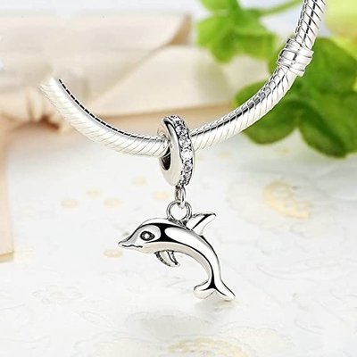 Texturierte Eule Charm Bead Anhänger in 14K Gold mit Rhodium-Plating für Frauen