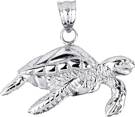 925 Sterling Silver Sea Shell Bead  Charm Pendant Necklace For Daughter