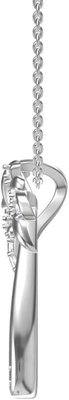 Silver Smile - Solid Sterling Silver Beautiful Tropical Palm Tree Pendant Necklace, with 17.5inch Anchor Chain for Women