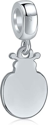 Personalize Red Lucky Ladybug Insect Gardener Dangle Charm Beads For Women Teen