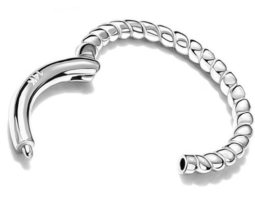 Twisted Rope 14k Gold Nose Ring 18G , Nose Piercing Clicker for Gift