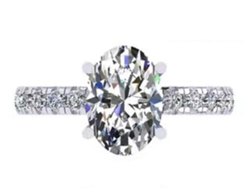 Hand Setting 2.45g 14K Solid Gold Jewellery ODM For Engagement