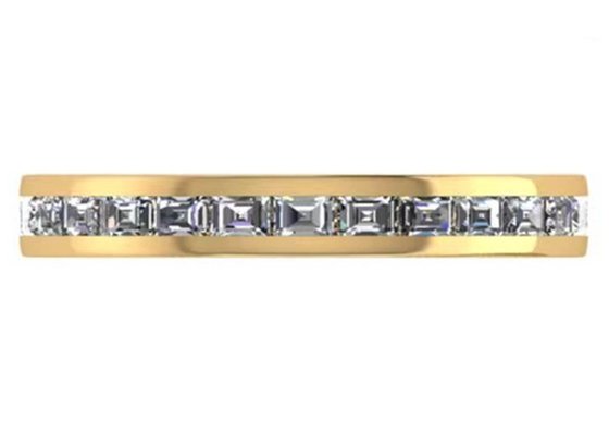 27pcs Diamond 18K Rose Gold Ring With 2.0×1.5MM OEM ODM For Gift
