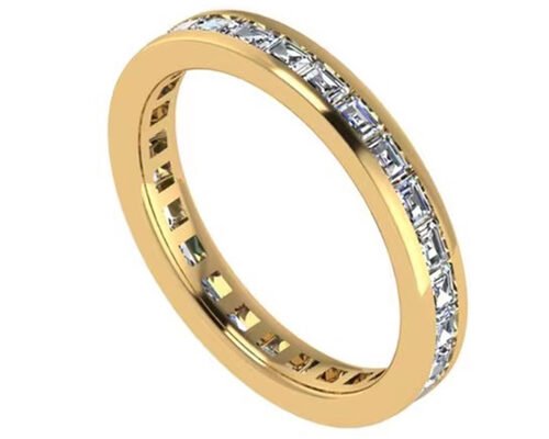 27pcs Diamond 18K Rose Gold Ring With 2.0×1.5MM OEM ODM For Gift