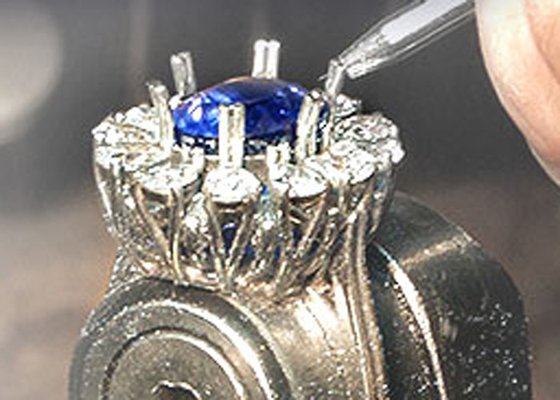 Two Tone 0.80ct Semi Mount Jewelry Ring 14K Gold Material ODM For Engagement
