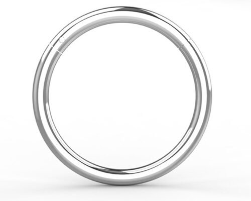 Hinged Segment 18K Gold Nose Piercing Classic 6-12mm Dimension