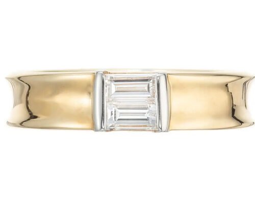 0.58ct 6x4MM Solitaire Stone 14K Solid Gold Jewellery Diamond Wedding Ring