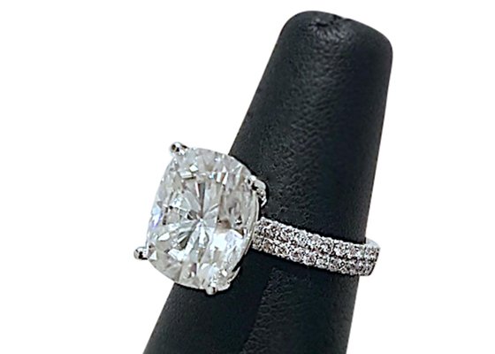 6×8MM 14K Solid Gold Jewellery 20pcs With Oval 1.5ct Diamond