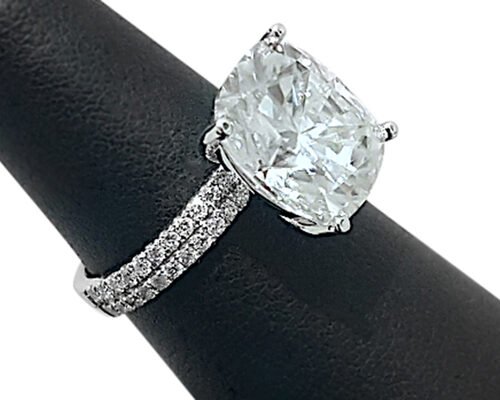6×8MM 14K Solid Gold Jewellery 20pcs With Oval 1.5ct Diamond