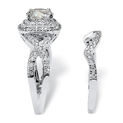 0.92ct SI1 Diamond Engagement Wedding Rings Round Cut For Bridal