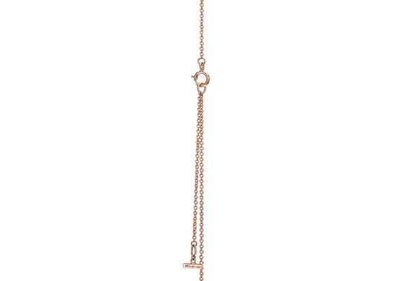 0.05ct Diamond And Mother Of Pearl Circle Pendant 18k Rose Gold material OEM